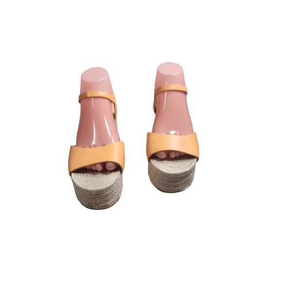 Antonio Melani Women's Size 7.5 M Sandals Cavaaa Leather Espadrille Wedges (59) - Picture 6 of 10